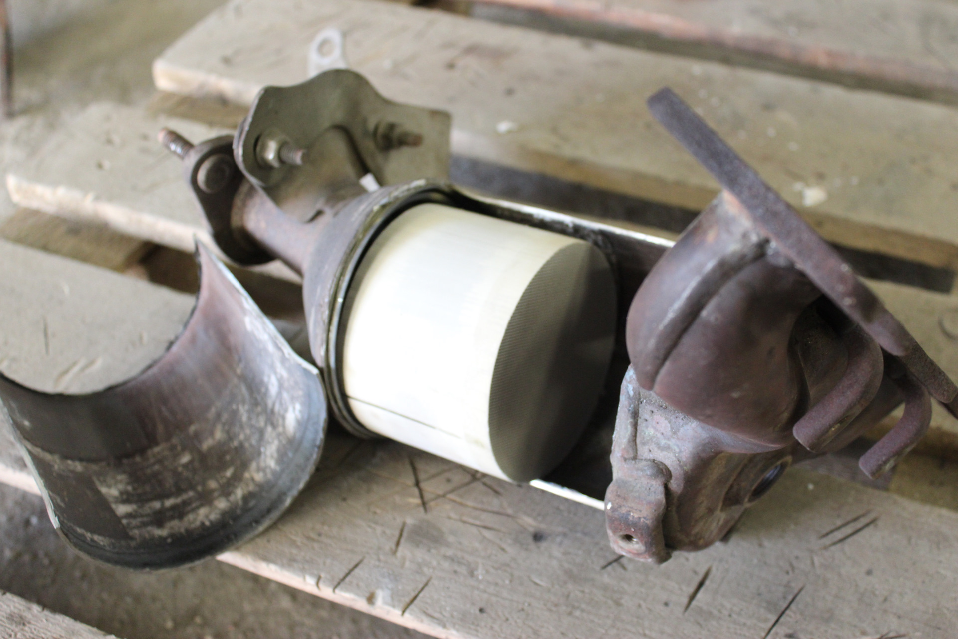 Способ замены каталитического элемента